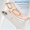 iPhone 14 Plus MagSafe Frosted Translucent TPU PC Case - Orange - 3