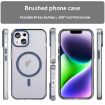 iPhone 15 MagSafe Frosted Translucent TPU + PC Case Dark Blue - 2