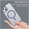 iPhone 15 MagSafe Frosted Translucent TPU + PC Case Dark Blue - 4
