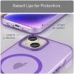 iPhone 15 MagSafe Frosted Translucent TPU + PC Case - Dark Purple - 5