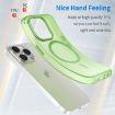 iPhone 15 Pro MagSafe Frosted Translucent Green TPU + PC Case - 3