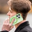 iPhone 15 Pro MagSafe Frosted Translucent Green TPU + PC Case - 6
