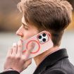 iPhone 15 Pro MagSafe Frosted Translucent TPU PC Case Red Full Coverage - 6