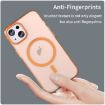 iPhone 16 MagSafe Frosted Translucent TPU PC Case - Orange Cover - 4