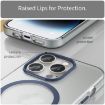 iPhone 16 Pro MagSafe Frosted Translucent TPU PC Case Dark Blue - 5