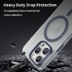 iPhone 16 Pro MagSafe Frosted Translucent TPU PC Case Dark Blue - 8