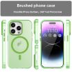 iPhone 16 Pro MagSafe Frosted Translucent TPU PC Case - Green - 2
