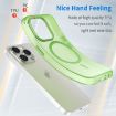 iPhone 16 Pro MagSafe Frosted Translucent TPU PC Case - Green - 3