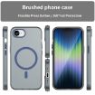 iPhone 16e MagSafe Frosted Translucent TPU PC Case Dark Blue - 2