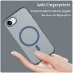 iPhone 16e MagSafe Frosted Translucent TPU PC Case Dark Blue - 4