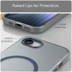 iPhone 16e MagSafe Frosted Translucent TPU PC Case Dark Blue - 5