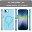iPhone 16e MagSafe Frosted Translucent TPU PC Case Blue Full Coverage - 2
