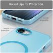 iPhone 16e MagSafe Frosted Translucent TPU PC Case Blue Full Coverage - 5