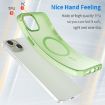 iPhone 15 Plus MagSafe Frosted Translucent Green TPU + PC Case - 3