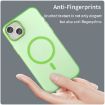 iPhone 15 Plus MagSafe Frosted Translucent Green TPU + PC Case - 4