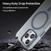 iPhone 14 Pro Max MagSafe Frosted TPU + PC Case Dark Blue Full Coverage - 7