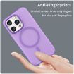 iPhone 14 Pro Max MagSafe Frosted TPU + PC Case Dark Purple Cover - 4