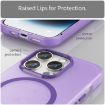 iPhone 14 Pro Max MagSafe Frosted TPU + PC Case Dark Purple Cover - 5