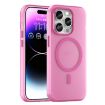 iPhone 14 Pro Max MagSafe Frosted TPU + PC Case - Pink, Full Coverage - 1
