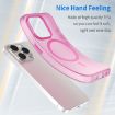 iPhone 14 Pro Max MagSafe Frosted TPU + PC Case - Pink, Full Coverage - 3