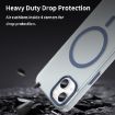 iPhone 13 MagSafe Frosted Translucent TPU PC Case - Dark Blue Cover - 7