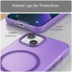 iPhone 13 MagSafe Frosted Translucent TPU PC Case - Dark Purple - 5