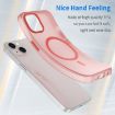 iPhone 13 MagSafe Frosted Translucent TPU + PC Full Coverage Case Red - 3