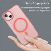 iPhone 13 MagSafe Frosted Translucent TPU + PC Full Coverage Case Red - 4