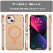 iPhone 13 MagSafe Frosted Translucent Orange TPU + PC Case - 2