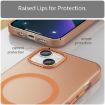 iPhone 13 MagSafe Frosted Translucent Orange TPU + PC Case - 5