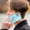 iPhone 12 Pro Max MagSafe Frosted Translucent Blue TPU PC Case - 8