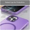 iPhone 12 Pro MagSafe Frosted Translucent TPU PC Case Dark Purple - 5
