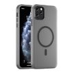 iPhone 11 Pro Max MagSafe Frosted Translucent TPU PC Case Black - 1