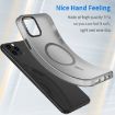 iPhone 11 Pro Max MagSafe Frosted Translucent TPU PC Case Black - 3