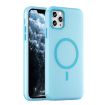 iPhone 11 Pro Max MagSafe Frosted Translucent TPU PC Case - Blue - 1