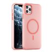 iPhone 11 Pro Max MagSafe Frosted TPU + PC Case Red Full Coverage - 1