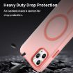 iPhone 11 Pro Max MagSafe Frosted TPU + PC Case Red Full Coverage - 7