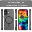 iPhone 17 MagSafe Frosted Translucent TPU PC Full Coverage Case Black - 2