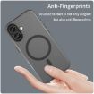 iPhone 17 MagSafe Frosted Translucent TPU PC Full Coverage Case Black - 4