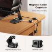JOYROOM JR-ZS368 Magnetic Data Cable Organizer Bracket - Black - 2