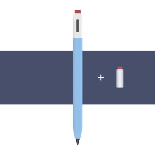 Xiaomi Inspiration Stylus LOVE MEI Retro Silicone Pen Case Blue - 1