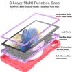 Samsung Galaxy Tab A8 X200 X Rotation Hybrid Silicone Case with Strap - 3