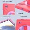 Samsung Galaxy Tab A8 X200 X Rotation Hybrid Silicone Case with Strap - 7