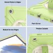 Samsung Galaxy Tab A8 X200 Hybrid Silicone Case with Strap - Yellow/Green/White - 7