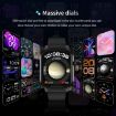 Gold Milanese Steel Strap Smart Watch, Bluetooth Call, Heart Rate & Blood Sugar - 7