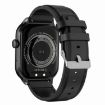 Leather Strap Smart Watch - 2.01" Bluetooth Call, Heart Rate, Blood Sugar - 3
