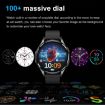 Rose Gold 1.43" Milanese Strap Smart Watch with ECG & Blood Sugar Monitor - 6