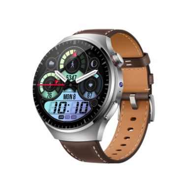 1.53" Silver Smart Watch with Front Camera, AI Voice, SIM, 2GB+32GB - 1