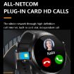 1.53" Silver Smart Watch with Front Camera, AI Voice, SIM, 2GB+32GB - 6