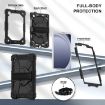 Samsung Galaxy Tab A9 X115 Black Silicone Hybrid PC Tablet Case - 4